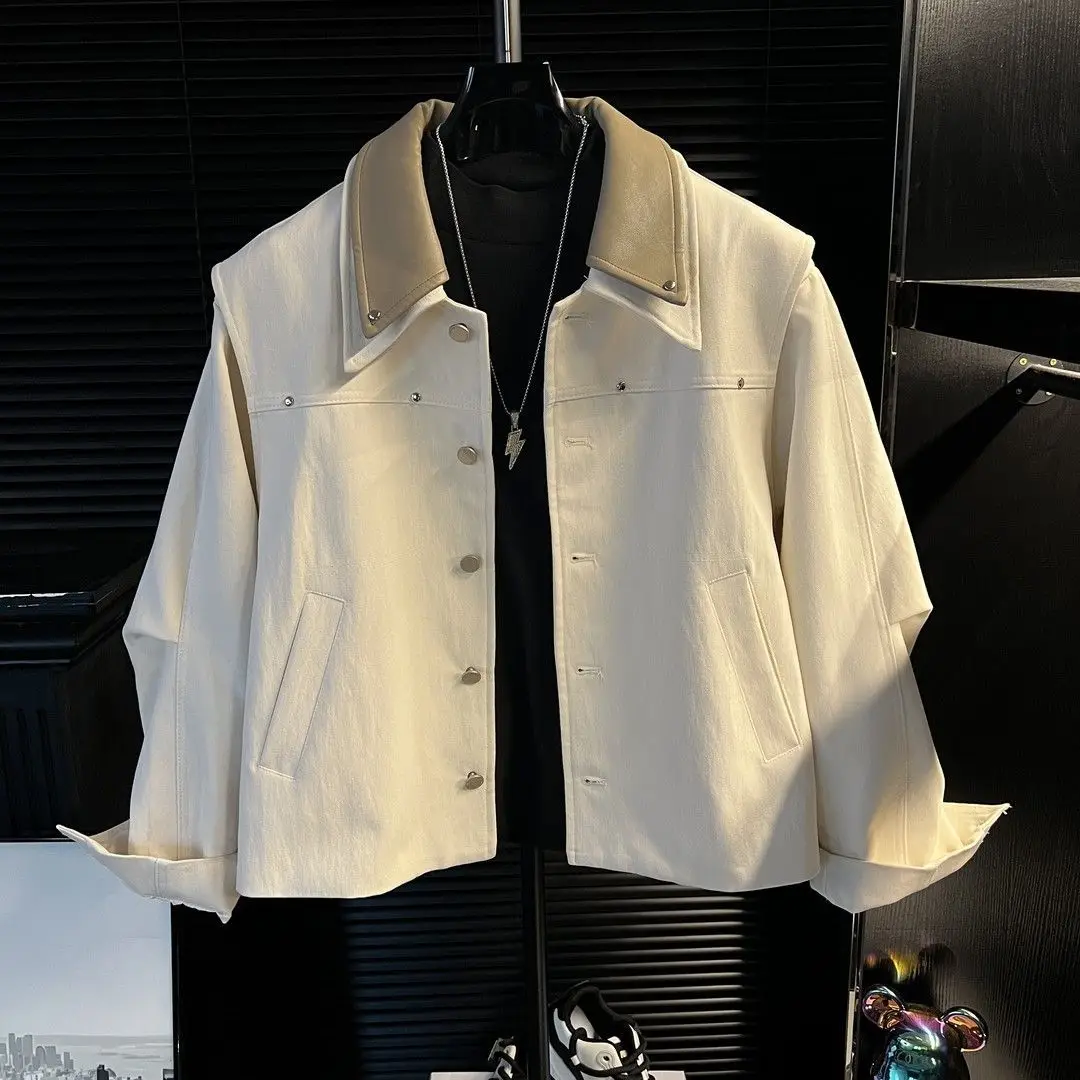 Мужская повседневная куртка из полиэстера с металлическим декором и ножевидными элементами, разработанная для долговечности, в молодежном стиле
Мужская повседневная куртка из полиэстера с металлическим декором и ножевидными элементами, разработанная для долговечности, в молодежном стиле