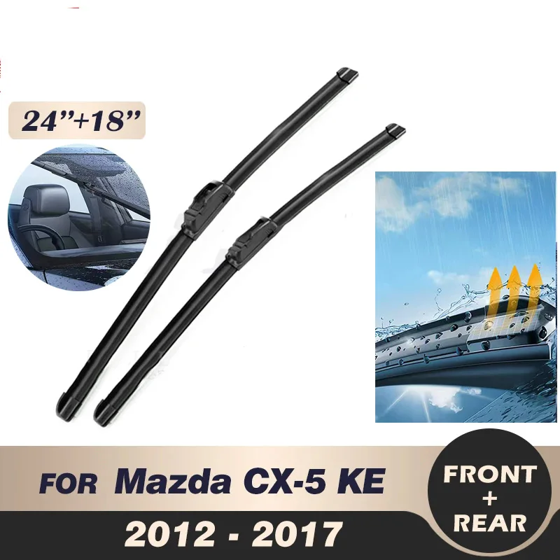 Wiper Front Wiper Blades Set Kit For Mazda CX-5 KE 2012 2013 2014 2015 2016 2017 Windshield Windscreen Window 24"+18
Wiper Front Wiper Blades Set Kit For Mazda CX-5 KE 2012 2013 2014 2015 2016 2017 Windshield Windscreen Window 24"+18