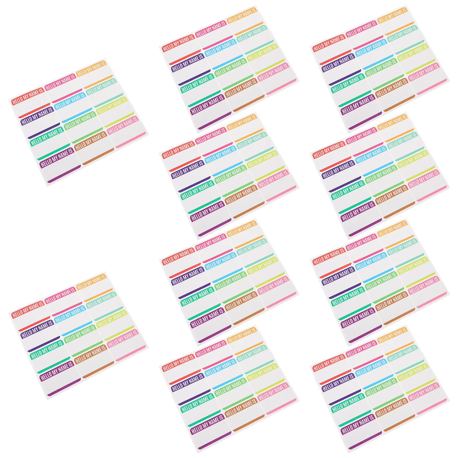 10 Sheets Name Stickers Blank Sorting Tags Self-Adhesive Labels Multipurpose Label Stickers for Office Home Classification
10 Sheets Name Stickers Blank Sorting Tags Self-Adhesive Labels Multipurpose Label Stickers for Office Home Classification
