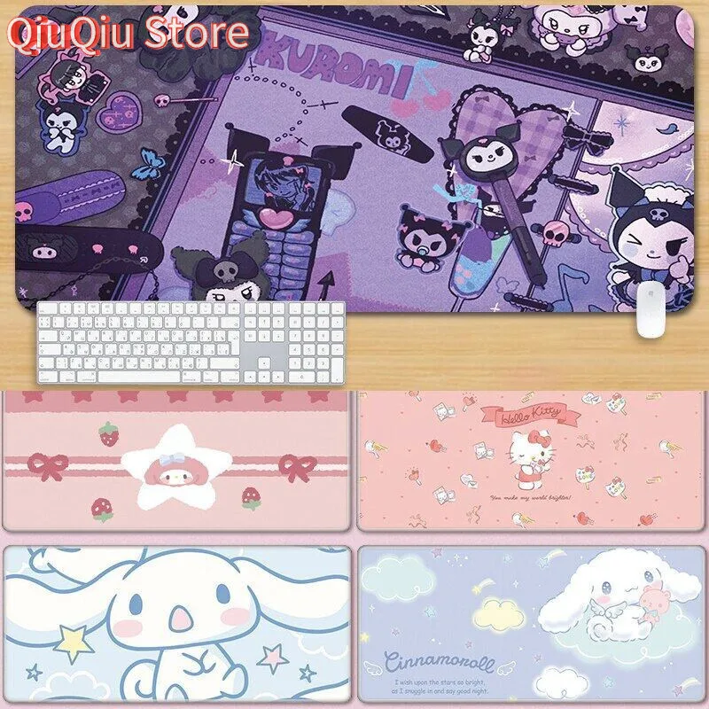 Sanrios Kuromi Cinnamoroll Mymelody kawaii Anime Cartoon Large Mouse Pad PC Gamer Laptop Desk Mat Gaming Accessories-zb6698
Sanrios Kuromi Cinnamoroll Mymelody kawaii Anime Cartoon Large Mouse Pad PC Gamer Laptop Desk Mat Gaming Accessories-zb6698
