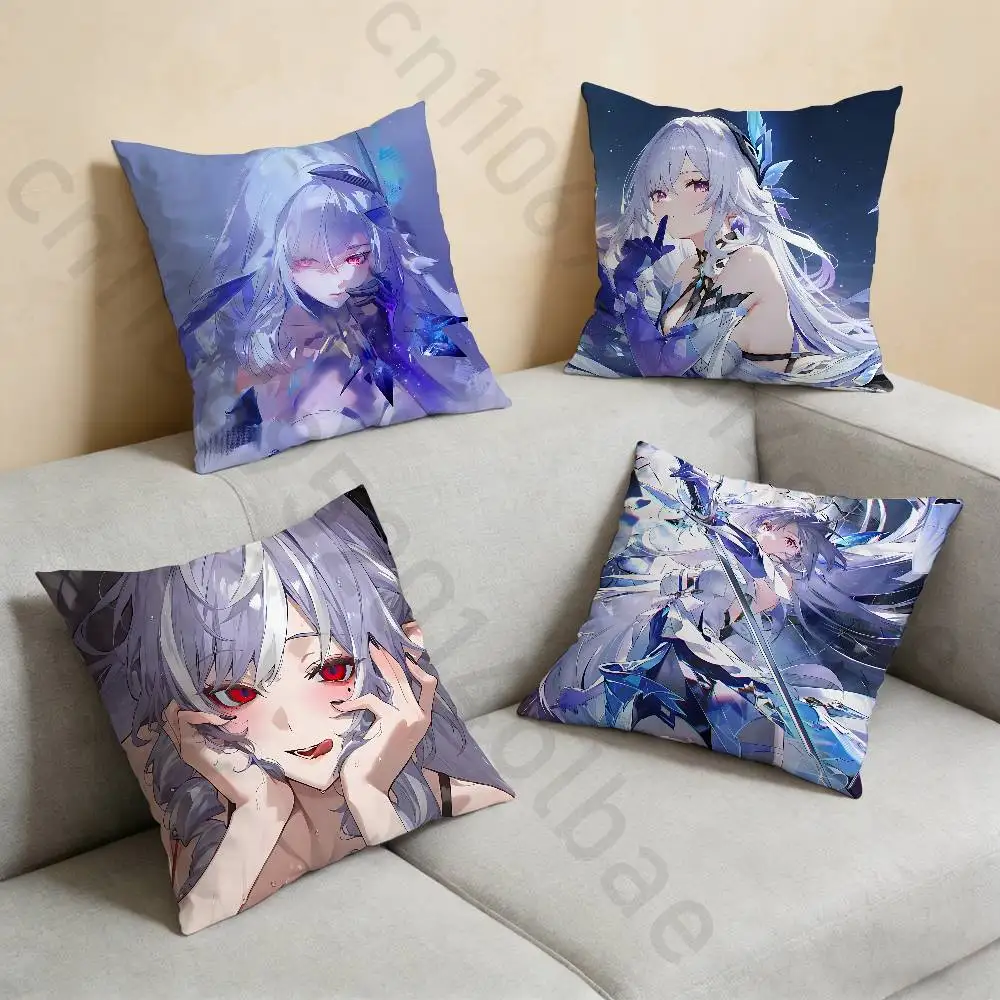 G-Genshin Impact Skirk Pillow Case Anti-dustmite Pillowcase Invisible zipper silky short plush Sofa cushion cover
G-Genshin Impact Skirk Pillow Case Anti-dustmite Pillowcase Invisible zipper silky short plush Sofa cushion cover