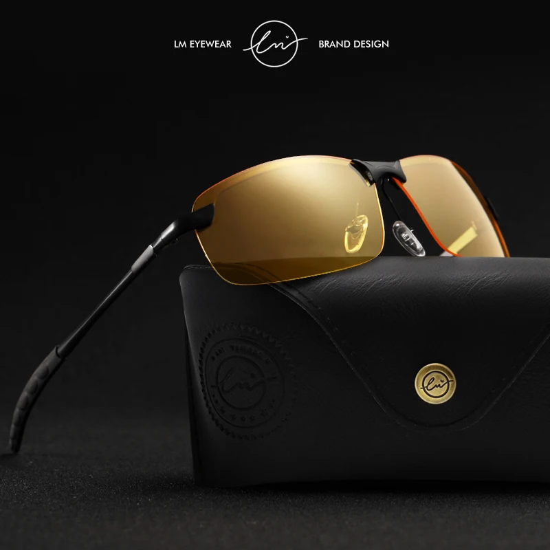 LM Classic Night Vision Glasses Man Polarized Sunglasses For Driving Safe Anti-glare Yellow Lens UV400 Alloy Frame Gafas De Sol
LM Classic Night Vision Glasses Man Polarized Sunglasses For Driving Safe Anti-glare Yellow Lens UV400 Alloy Frame Gafas De Sol