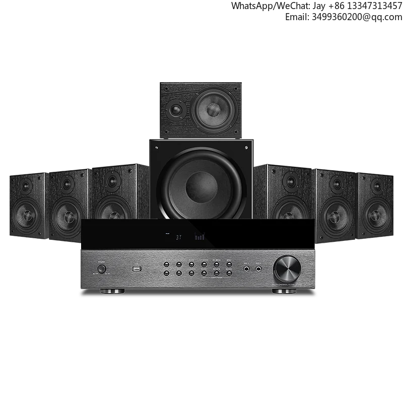 Professional 700watt 8 Channel AV Receiver 7.1ch High Power Amplifier
Professional 700watt 8 Channel AV Receiver 7.1ch High Power Amplifier