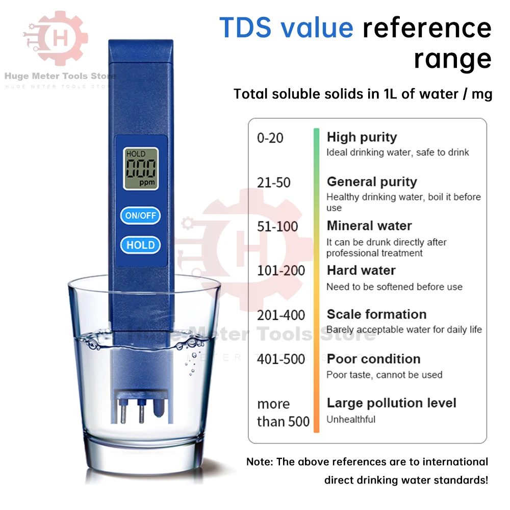 TDS метр цифровой тестер качества воды PH-метр тестер 0-9990PPM TDS и EC ЖК-дисплей чистоты воды PPM аквариумный фильтр для сельского хозяйства, басейнов
TDS метр цифровой тестер качества воды PH-метр тестер 0-9990PPM TDS и EC ЖК-дисплей чистоты воды PPM аквариумный фильтр для сельского хозяйства, басейнов