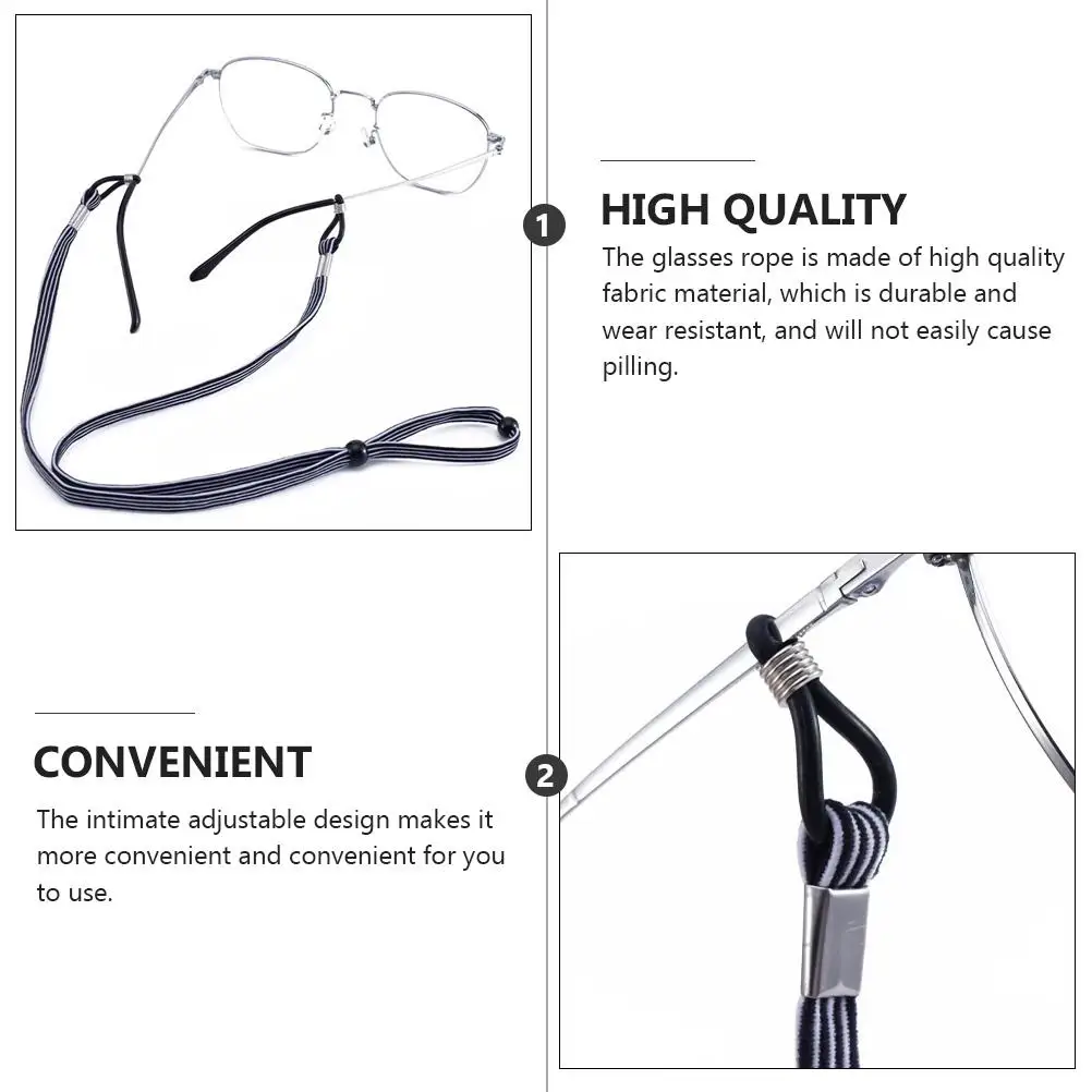 4 Pcs Sports Glasses Rope Adjustable Blue Elastic Chain Non-skid Fixed Accessories Durable Fiber Labor Protection
4 Pcs Sports Glasses Rope Adjustable Blue Elastic Chain Non-skid Fixed Accessories Durable Fiber Labor Protection