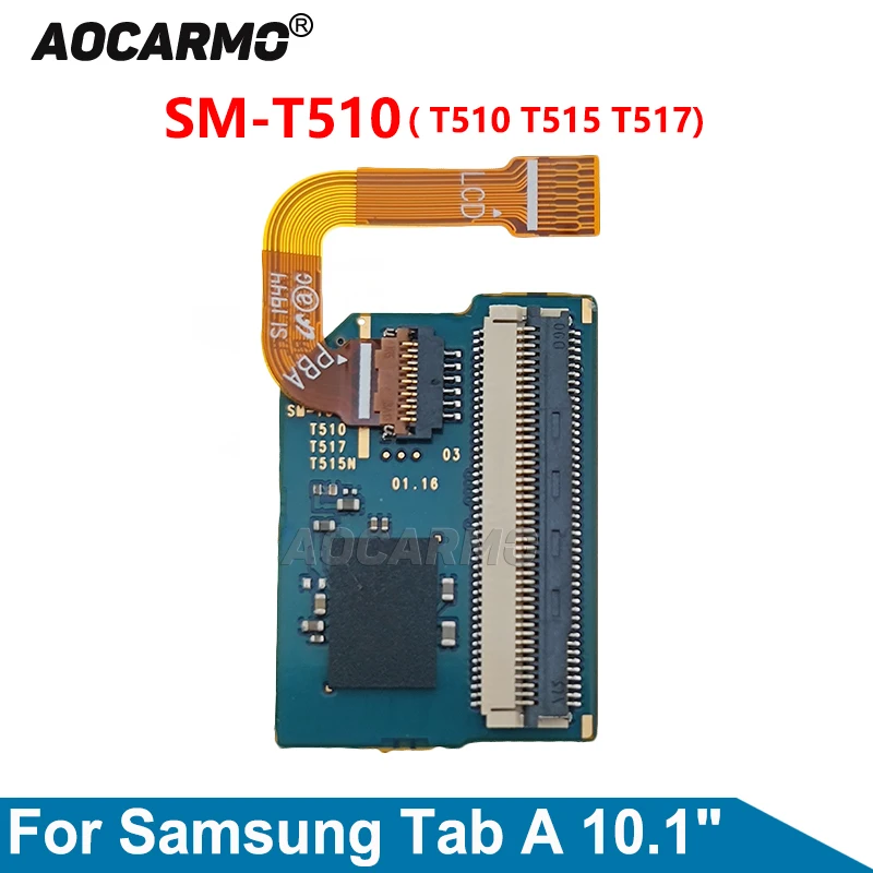 Гибкий кабель для ЖК-дисплея Aocarmo, разъем для сенсорной платы для Samsung Tab A 10,1, детали для замены T515
Гибкий кабель для ЖК-дисплея Aocarmo, разъем для сенсорной платы для Samsung Tab A 10,1, детали для замены T515