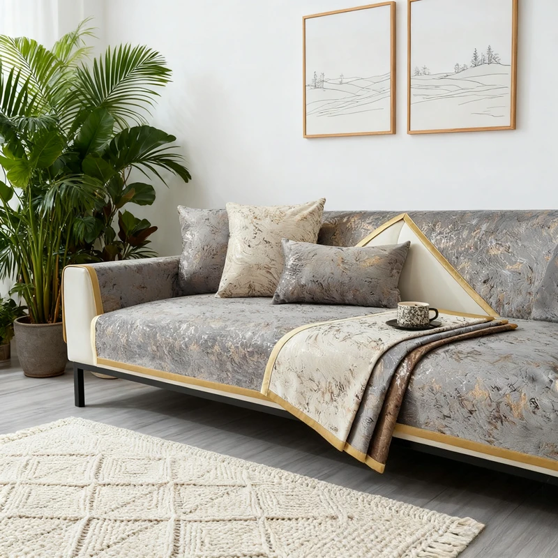 Nordic Luxury Chenille Sofa Cover Towel for All Seasons Living Room Non-slip Sofa Seat Cover Couch Slipcover housse de canapé
Nordic Luxury Chenille Sofa Cover Towel for All Seasons Living Room Non-slip Sofa Seat Cover Couch Slipcover housse de canapé