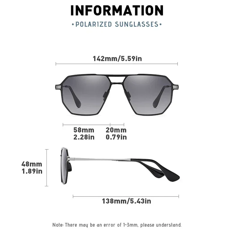 XUKA NEW Men Women Prescription Driving Glasses Myopia Sunglasses Fashion Polarized Optics Custom Eyewear -0.5 to -6.0
XUKA NEW Men Women Prescription Driving Glasses Myopia Sunglasses Fashion Polarized Optics Custom Eyewear -0.5 to -6.0