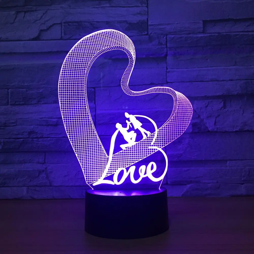 Creative 3d Small Night Lights Love Colorful Novelty Usb Led Kids Lamp Christmas Decorations Gift For Baby Room Lights
Creative 3d Small Night Lights Love Colorful Novelty Usb Led Kids Lamp Christmas Decorations Gift For Baby Room Lights