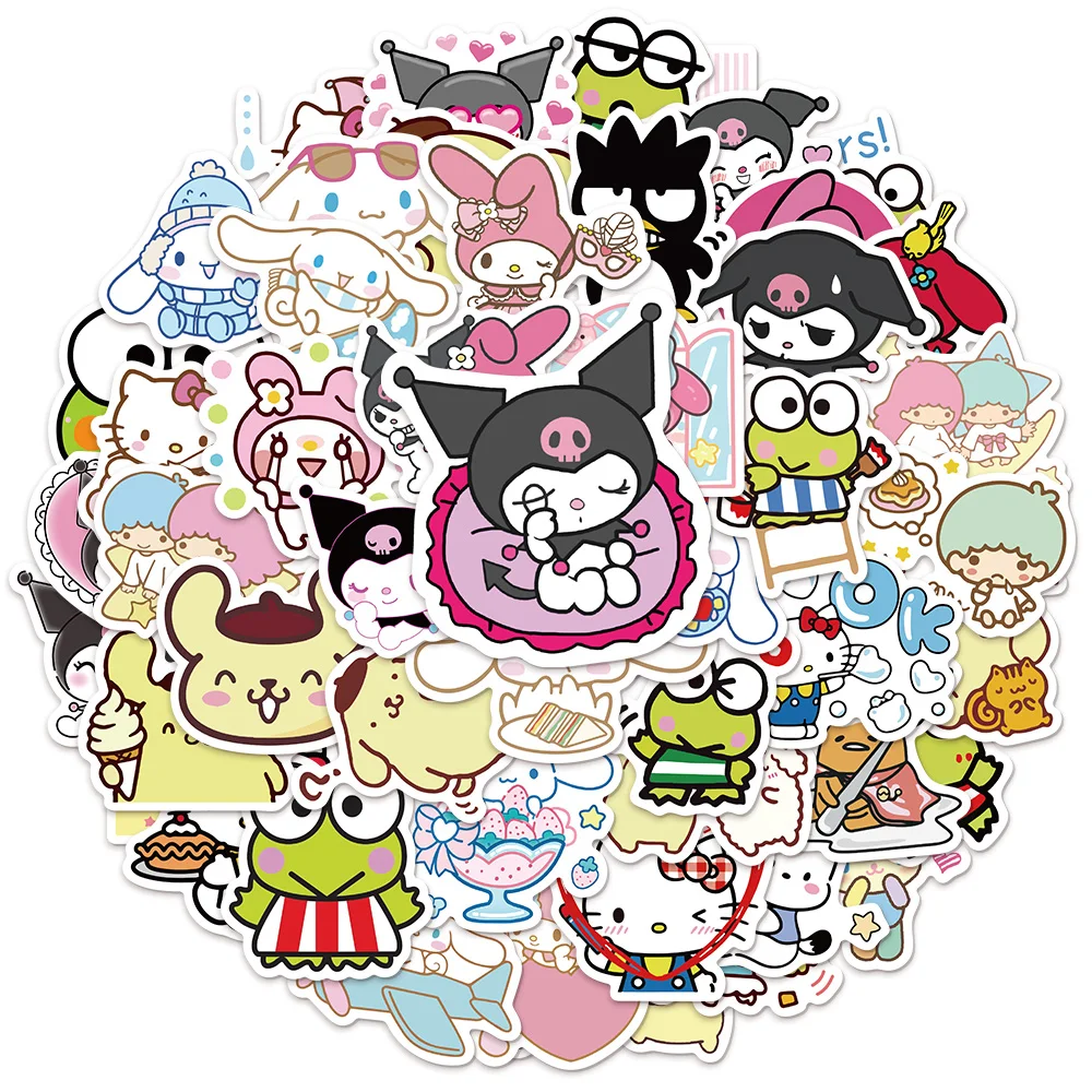 50Pcs Hello kitty Stickers Cute Cats Multi-purpose Stickers Waterproof Decorative Refrigerator Computer Stickers
50Pcs Hello kitty Stickers Cute Cats Multi-purpose Stickers Waterproof Decorative Refrigerator Computer Stickers