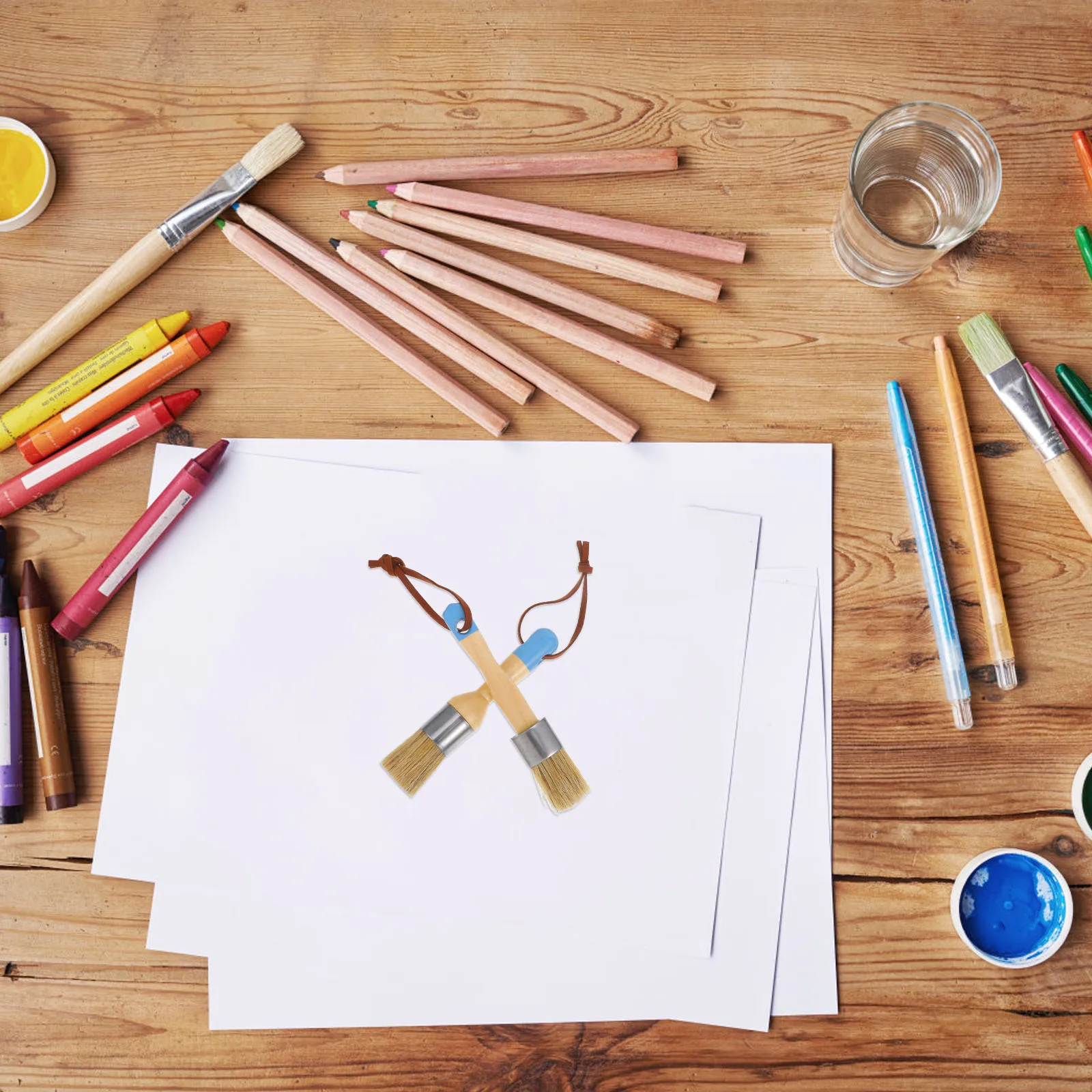 2 шт. круглая восковая кисть с щетиной из березы, ручка для домашнего декора, искусство «сделай сам», уличная живопись, масло, акрил, акварель, прочный 
2 шт. круглая восковая кисть с щетиной из березы, ручка для домашнего декора, искусство «сделай сам», уличная живопись, масло, акрил, акварель, прочный