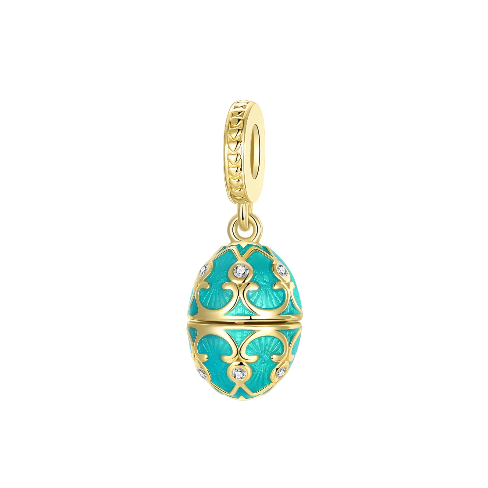 Original 925 Sterling Silver Charm Openable Green Easter Egg Pendant for Women Fit Original Bracelet Necklace DIY Accessories
Original 925 Sterling Silver Charm Openable Green Easter Egg Pendant for Women Fit Original Bracelet Necklace DIY Accessories