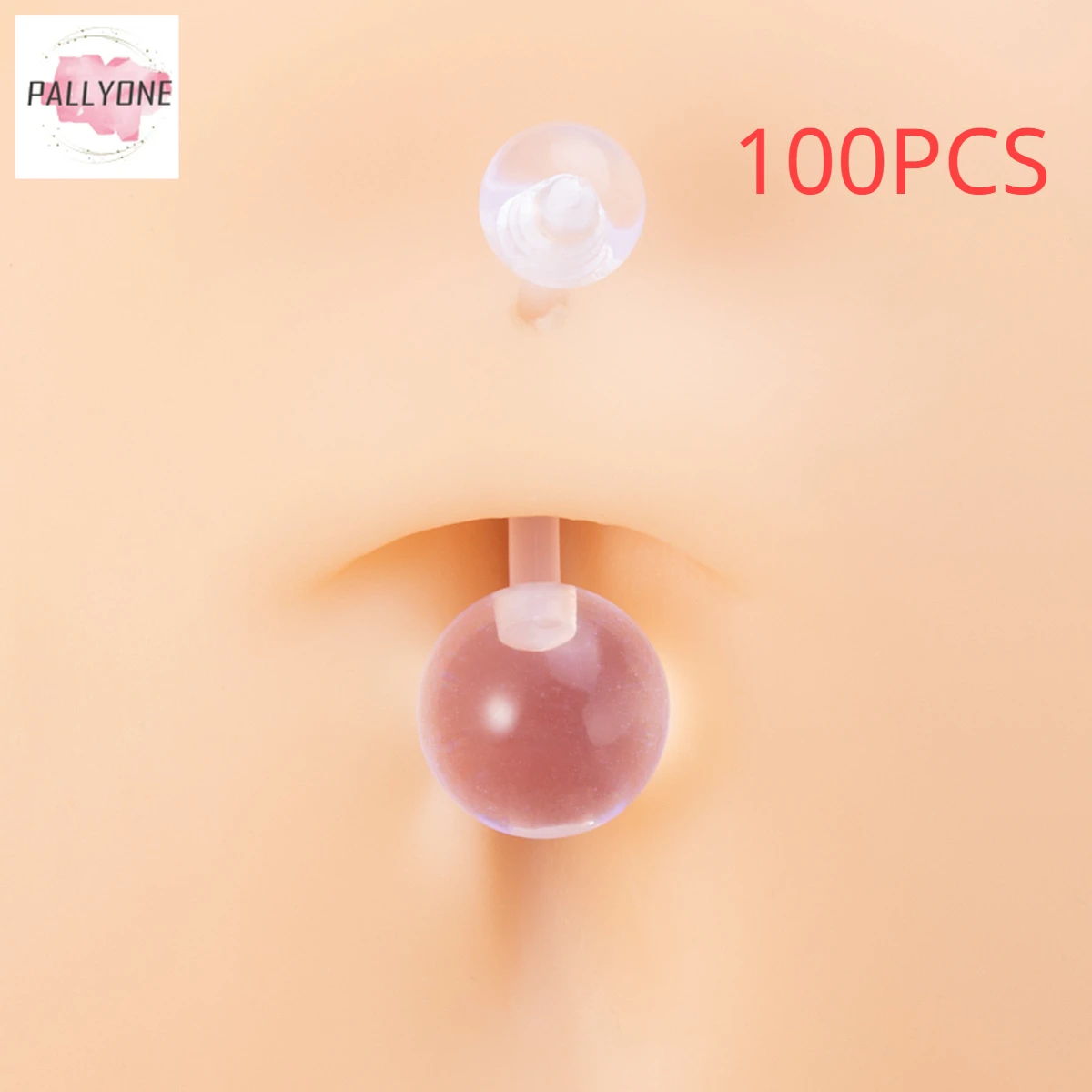 100pcs Clear UV Soft Bar Belly Button Ring Navel Piercing Stud Minimalist Anti-allergy Puncture Novice Body Jewelry Stud for Ear
100pcs Clear UV Soft Bar Belly Button Ring Navel Piercing Stud Minimalist Anti-allergy Puncture Novice Body Jewelry Stud for Ear