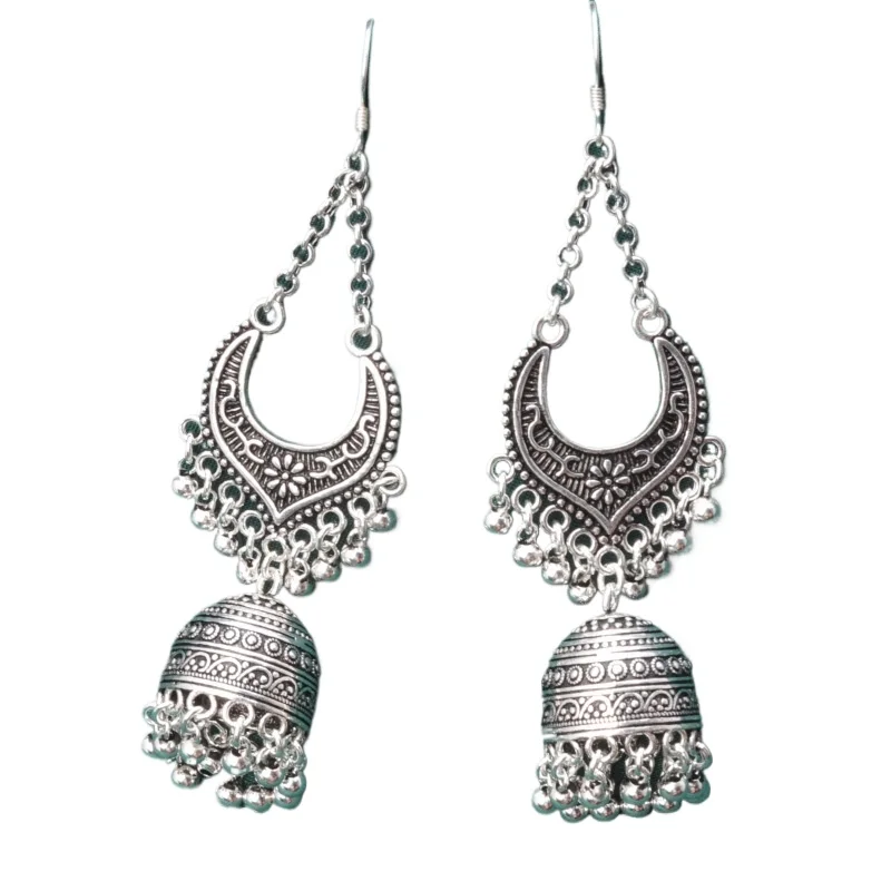 925 sterling silver long tassel women's earrings retro ethnic style Thai silver pendant earrings jewelry EH223
925 sterling silver long tassel women's earrings retro ethnic style Thai silver pendant earrings jewelry EH223