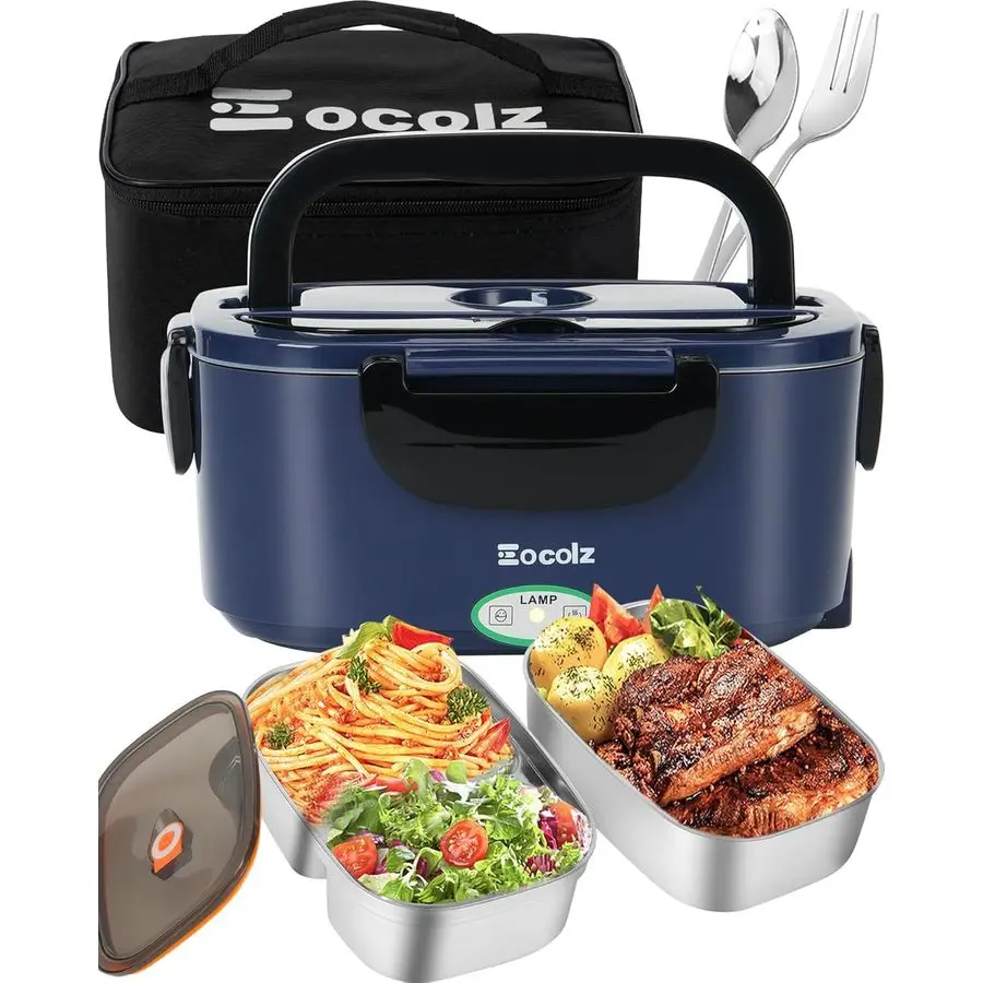 Электрический ланч-бокс, подогреватель еды 80100 Вт, подогреватель еды с двойным контейнером, 1,5 л, портативный ланч-бокс с подогревом для автомобиля, грузовика, рабочей нержавеющей стали
Электрический ланч-бокс, подогреватель еды 80100 Вт, подогреватель еды с двойным контейнером, 1,5 л, портативный ланч-бокс с подогревом для автомобиля, грузовика, рабочей нержавеющей стали