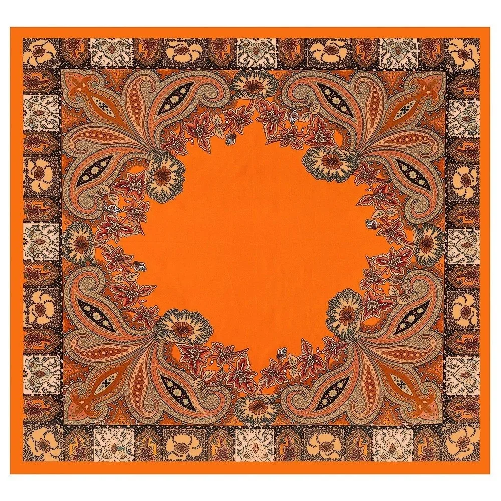 Fashion 90*90cm Satin Square Scarf Bohemian Floral Print Silk Headkerchief Hair Accessories Women Muslim Hijab Bandana Wedding
Fashion 90*90cm Satin Square Scarf Bohemian Floral Print Silk Headkerchief Hair Accessories Women Muslim Hijab Bandana Wedding