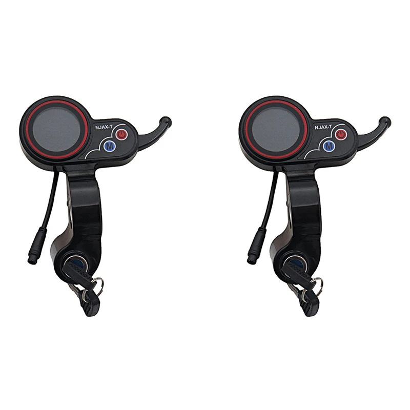 2X For NJAX-T Throttle LCD Display Meter With Key Switch Lock Speed Adjustable Accelerator 6 Pin
2X For NJAX-T Throttle LCD Display Meter With Key Switch Lock Speed Adjustable Accelerator 6 Pin