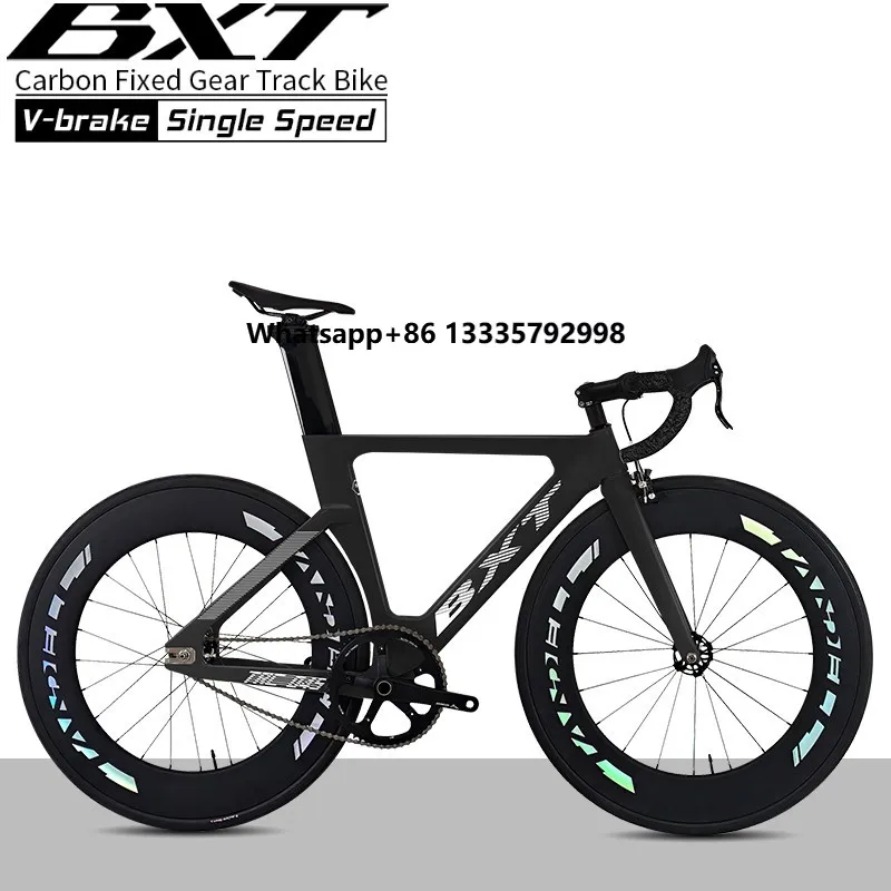 BXT Wholesales Rim Brake Lightweight Road Bicycle 700C Single Speed SORA BR-R3000 Full Carbon Fiber 88mm Depth Wheels Track Bike
BXT Wholesales Rim Brake Lightweight Road Bicycle 700C Single Speed SORA BR-R3000 Full Carbon Fiber 88mm Depth Wheels Track Bike
