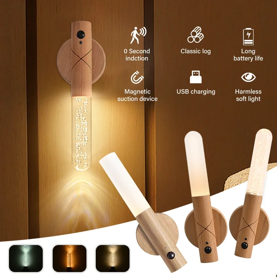 LED USB Night Light Magnetic Wall Lamp Intelligent Light Sensor Control Night Light Closet Light Home Bedroom Table Move Lamp
LED USB Night Light Magnetic Wall Lamp Intelligent Light Sensor Control Night Light Closet Light Home Bedroom Table Move Lamp