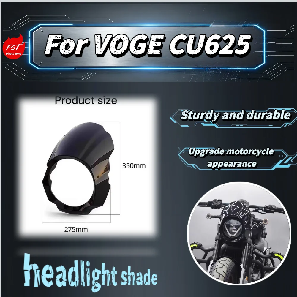 For VOGE CU625 Retro Special Headlight Cowl Fairing, Irregular Pig Nose Cover Wind Deflector Front Windscreen No Drill Modified
For VOGE CU625 Retro Special Headlight Cowl Fairing, Irregular Pig Nose Cover Wind Deflector Front Windscreen No Drill Modified