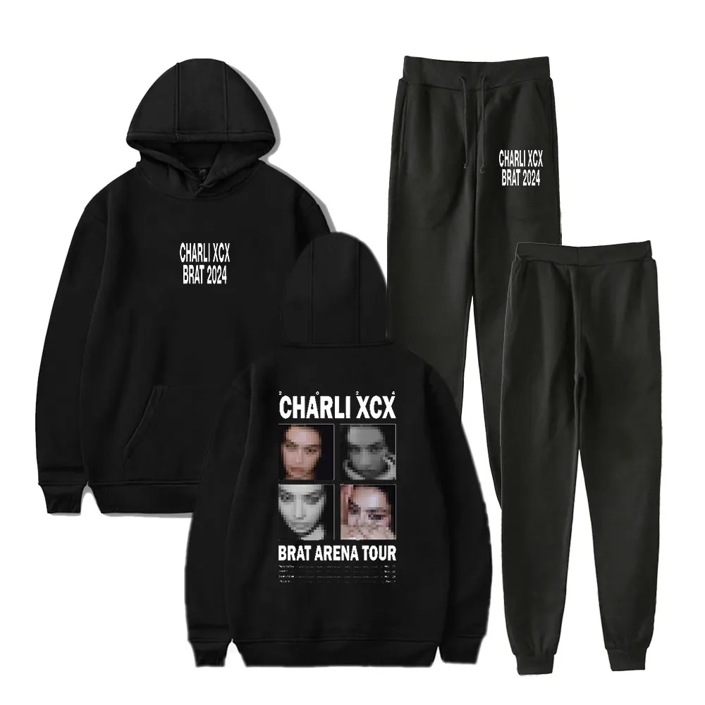 Charli XCX Merch Brat 2024 Merch Толстовка костюм мужчины/женщины хип-хоп Карманный кулиска Толстовка уличная мода 2 шт. наборы
Charli XCX Merch Brat 2024 Merch Толстовка костюм мужчины/женщины хип-хоп Карманный кулиска Толстовка уличная мода 2 шт. наборы