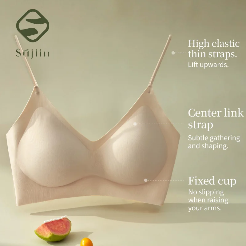 SUJIIN Women's Seamless Push Up Bras Autumn Wireless Smooth Invisibles Tank Bra Lady Comfort Breathable Bralette for Women XM012
SUJIIN Women's Seamless Push Up Bras Autumn Wireless Smooth Invisibles Tank Bra Lady Comfort Breathable Bralette for Women XM012