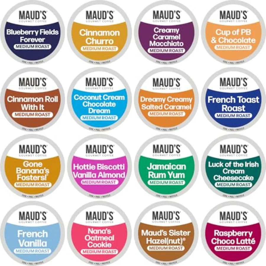Кофе в капсулах Maud's Super Flavored, ассорти из 80 штук, 16 различных вкусов, средняя обжарка, в индивидуальных порционных капсулах, 100% натуральный.
Кофе в капсулах Maud's Super Flavored, ассорти из 80 штук, 16 различных вкусов, средняя обжарка, в индивидуальных порционных капсулах, 100% натуральный.
