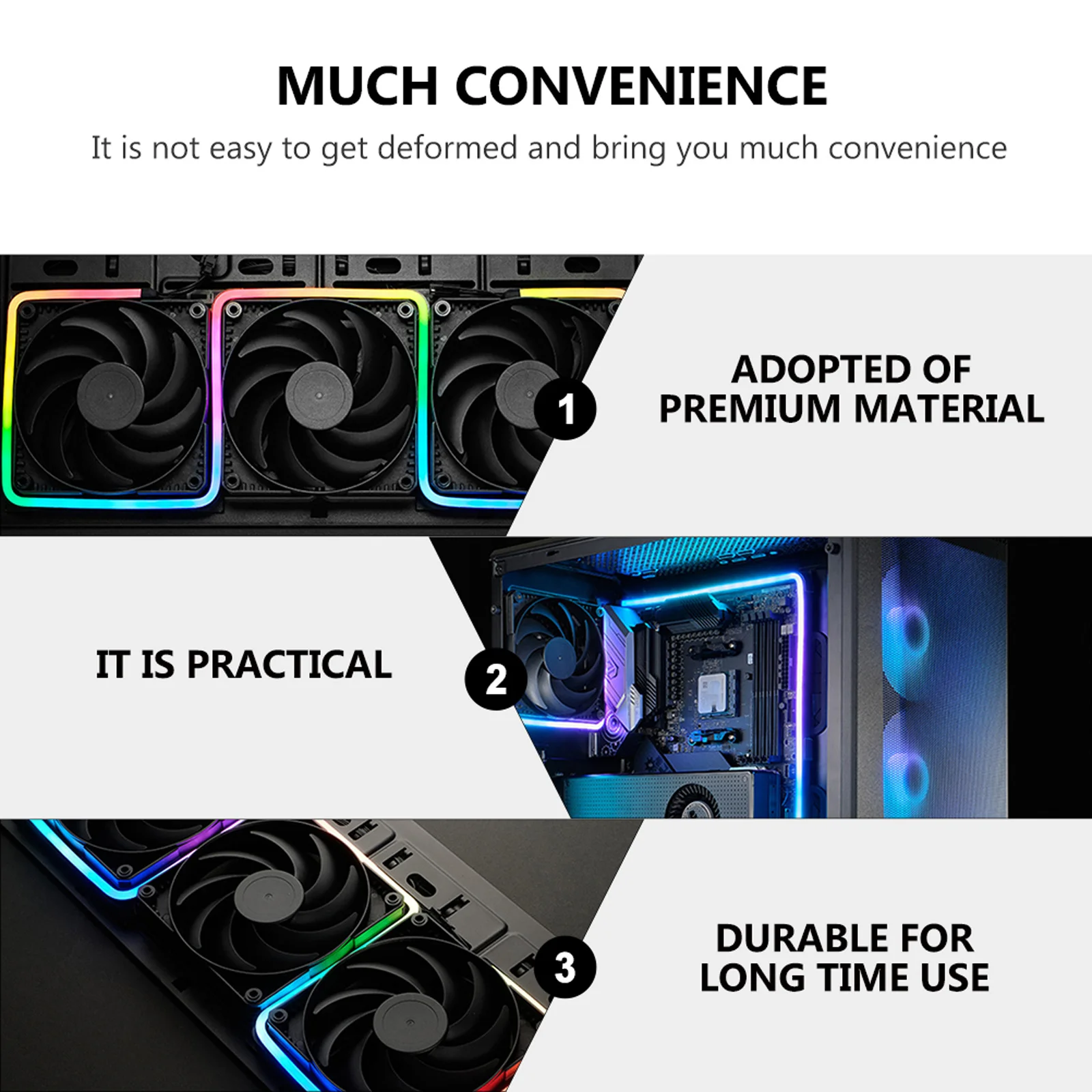 1 pc Argb Light Strip For Pc Case Rgb Led Computer Light Bar Decorative Lamp 180 Degree Installation Soft Radiant Lighting
1 pc Argb Light Strip For Pc Case Rgb Led Computer Light Bar Decorative Lamp 180 Degree Installation Soft Radiant Lighting