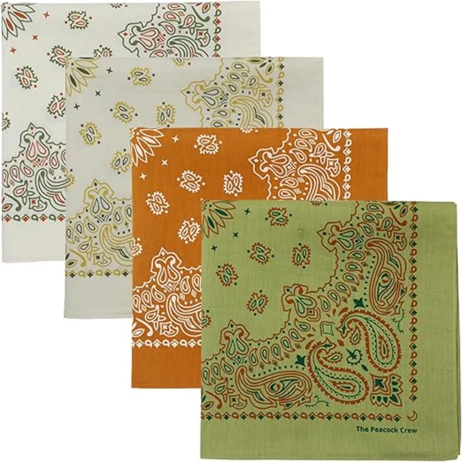 Premium Soft Cotton Bandanas Pack for Men and Women Paisley 22 x 22 inches, Pack of 4 Joshua Tree
Premium Soft Cotton Bandanas Pack for Men and Women Paisley 22 x 22 inches, Pack of 4 Joshua Tree