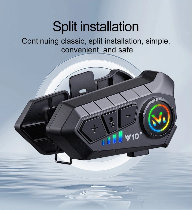 1/2PCS Motorcycle Intercom Helmet Headset Wireless Intercommunicator for 2 Riders 300M Waterproof Interphone Handsfree Call
1/2PCS Motorcycle Intercom Helmet Headset Wireless Intercommunicator for 2 Riders 300M Waterproof Interphone Handsfree Call