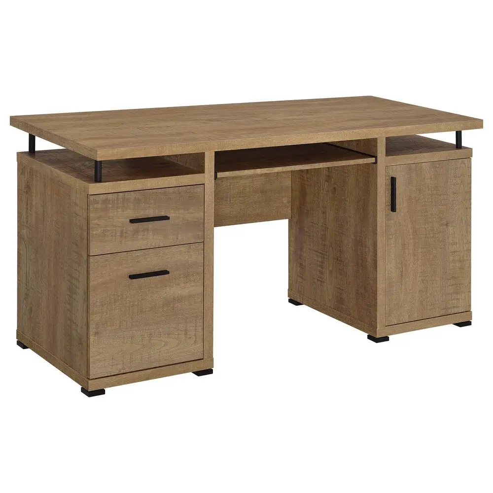 Home Furnishings Tracy Wood 2Drawer Computer Desk with Rectangular Design, Keyboard Tray, and Raised Top Home Office Mango 8007
Home Furnishings Tracy Wood 2Drawer Computer Desk with Rectangular Design, Keyboard Tray, and Raised Top Home Office Mango 8007