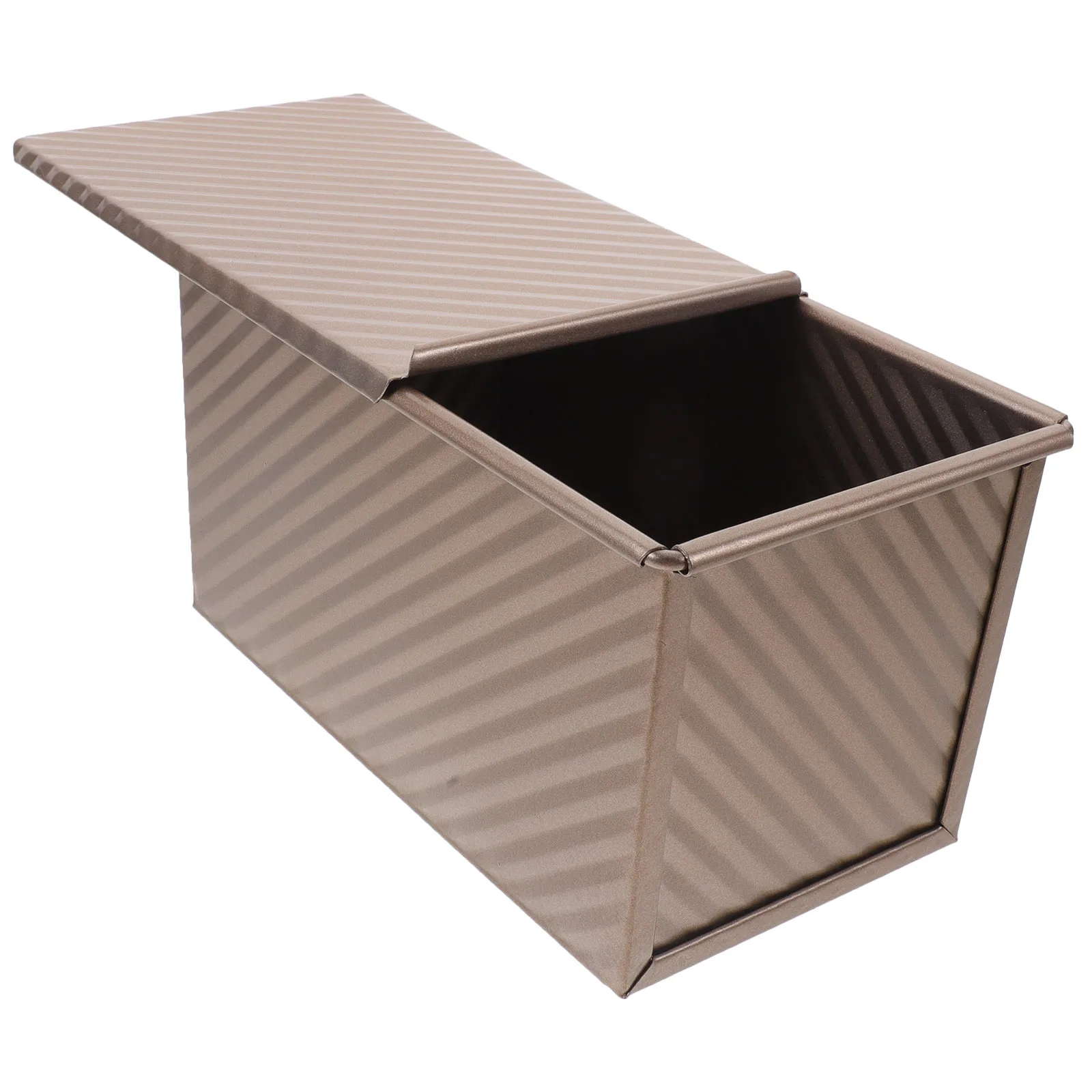 Carbon Pan Bread Pan with Lid Corrugated Toast Mold for Baking Cake Tin Loaf Sandwich Bread Mold For Baking Kitchen Use
Carbon Pan Bread Pan with Lid Corrugated Toast Mold for Baking Cake Tin Loaf Sandwich Bread Mold For Baking Kitchen Use