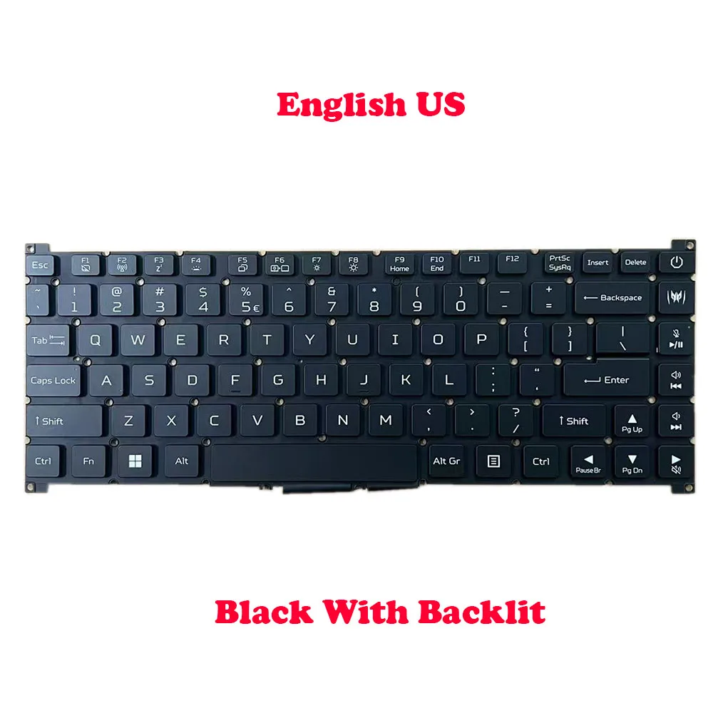 Laptop RGB Backlit Keyboard For ACER Predator Triton 300 SE PT314-52s PT314-52s-747P PT516-52s English US Grey New
Laptop RGB Backlit Keyboard For ACER Predator Triton 300 SE PT314-52s PT314-52s-747P PT516-52s English US Grey New