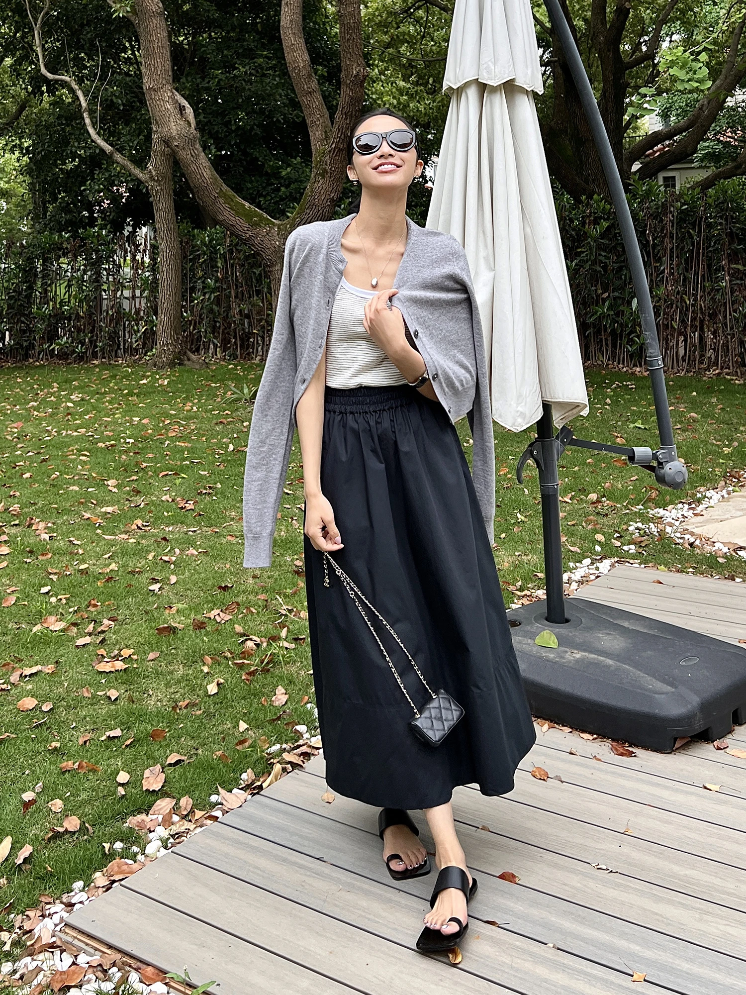 SOTHEA Comfortable High Waist Mid-Length A-Line Skirt Fashionable Summer Cotton Elastic Waist Half Body Skirt
SOTHEA Comfortable High Waist Mid-Length A-Line Skirt Fashionable Summer Cotton Elastic Waist Half Body Skirt