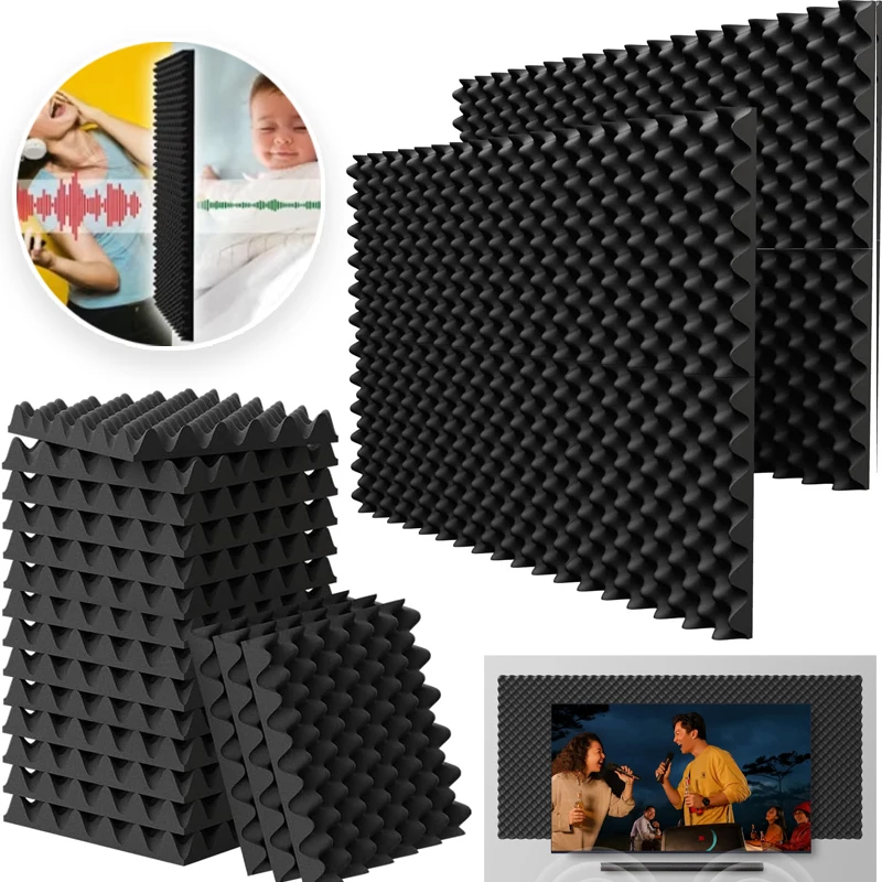 Звукоизоляционные акустические пенопластовые панели 30x30 см, 12-36 шт., студийная обработка стен, звукопоглощающий материал, контроль шума
Звукоизоляционные акустические пенопластовые панели 30x30 см, 12-36 шт., студийная обработка стен, звукопоглощающий материал, контроль шума