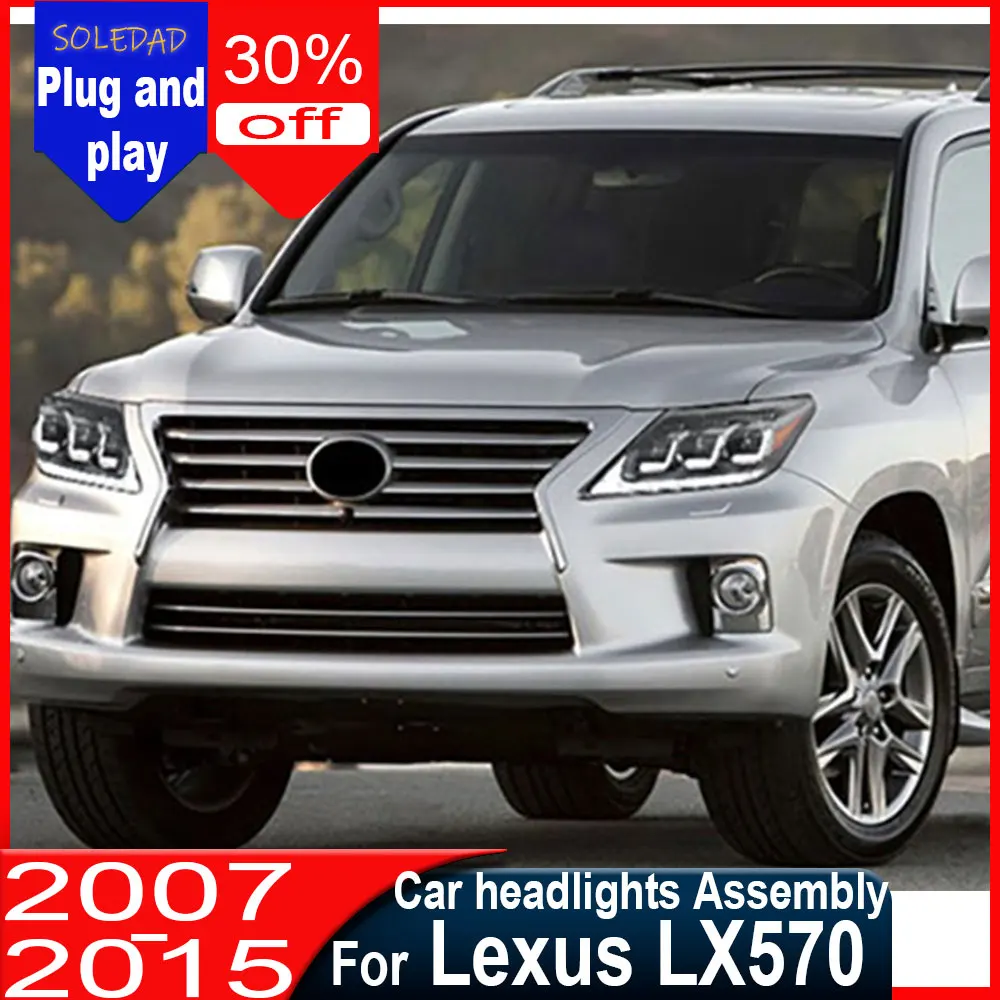 Car For Lexus LX570 LED Headlight 2008 2009 2010 2011 2012-2015 LX 570 Headlamp DRL Signal Projector Lens LED headlights
Car For Lexus LX570 LED Headlight 2008 2009 2010 2011 2012-2015 LX 570 Headlamp DRL Signal Projector Lens LED headlights