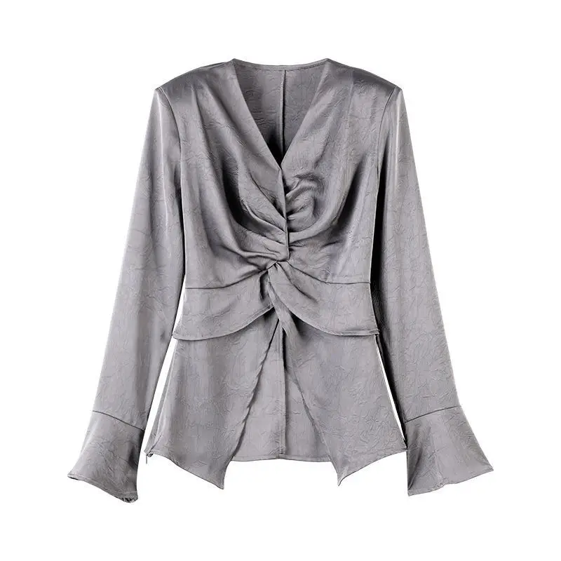 New Spring Shirt for Women French Versatile Temperament Elegant Waist-hugging Long-sleeved Shirt Top for Women
New Spring Shirt for Women French Versatile Temperament Elegant Waist-hugging Long-sleeved Shirt Top for Women