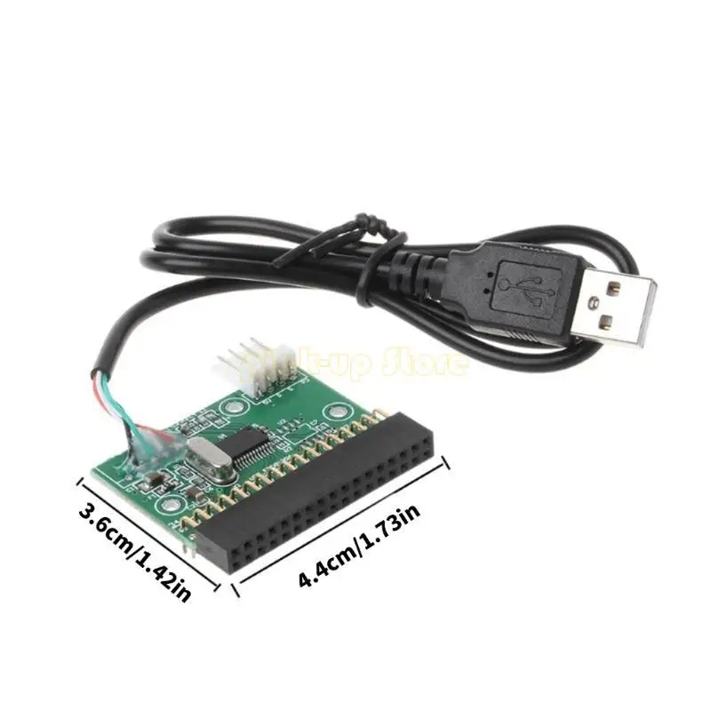 Q5WA 3.5inch Floppy Connector 34Pin 34P to USB Cable Adapter PCB Board with Power Cable USB To 34 Pin Floppy
Q5WA 3.5inch Floppy Connector 34Pin 34P to USB Cable Adapter PCB Board with Power Cable USB To 34 Pin Floppy