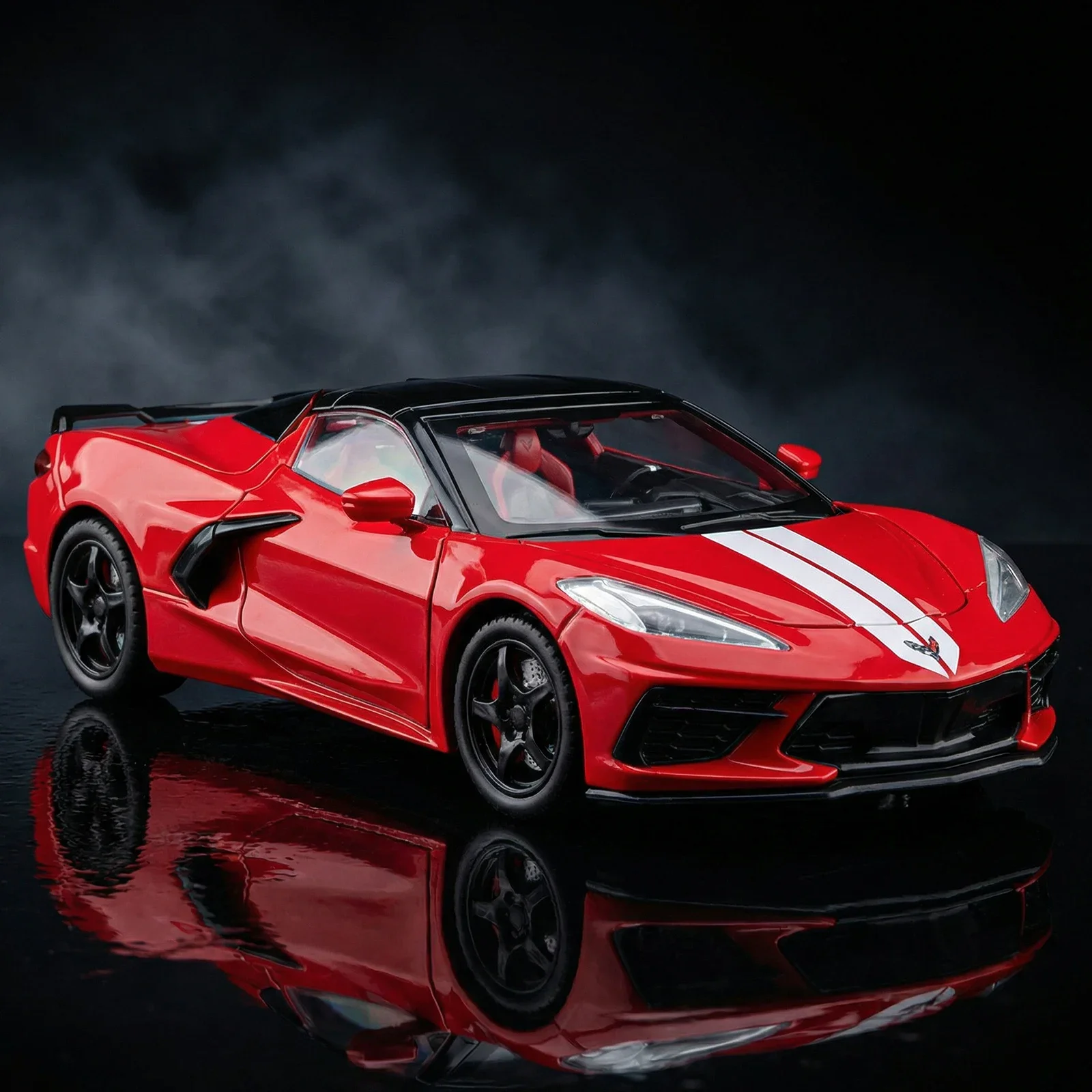 1:22 Chevrolet Corvette C8 Stingray 2020 Roadster Alloy Metal Diecast Model Car Home Decoration & Computer Desktop Ornaments Toy
1:22 Chevrolet Corvette C8 Stingray 2020 Roadster Alloy Metal Diecast Model Car Home Decoration & Computer Desktop Ornaments Toy