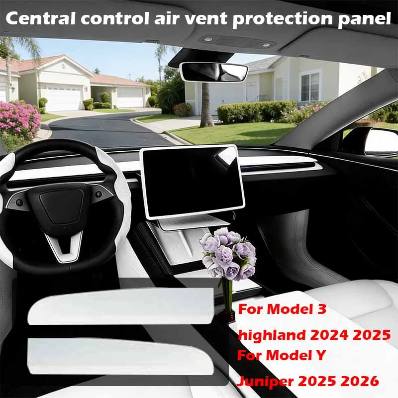 For 24-25 Tesla Model 3 highland 25-26 Model Y Juniper ABS Dashboard Cover Trim Air Outlet Panel Sticker Interior Accessories
For 24-25 Tesla Model 3 highland 25-26 Model Y Juniper ABS Dashboard Cover Trim Air Outlet Panel Sticker Interior Accessories