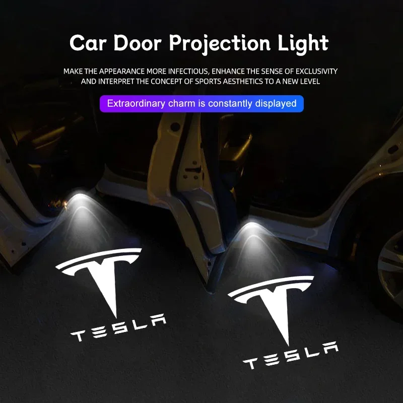 2/4Pcs Car Door Projector Lamps HD LED Welcome Lights Accessories For Tesla Model-Y Model-3 Model-X Model-S Cybertruck Roadster
2/4Pcs Car Door Projector Lamps HD LED Welcome Lights Accessories For Tesla Model-Y Model-3 Model-X Model-S Cybertruck Roadster