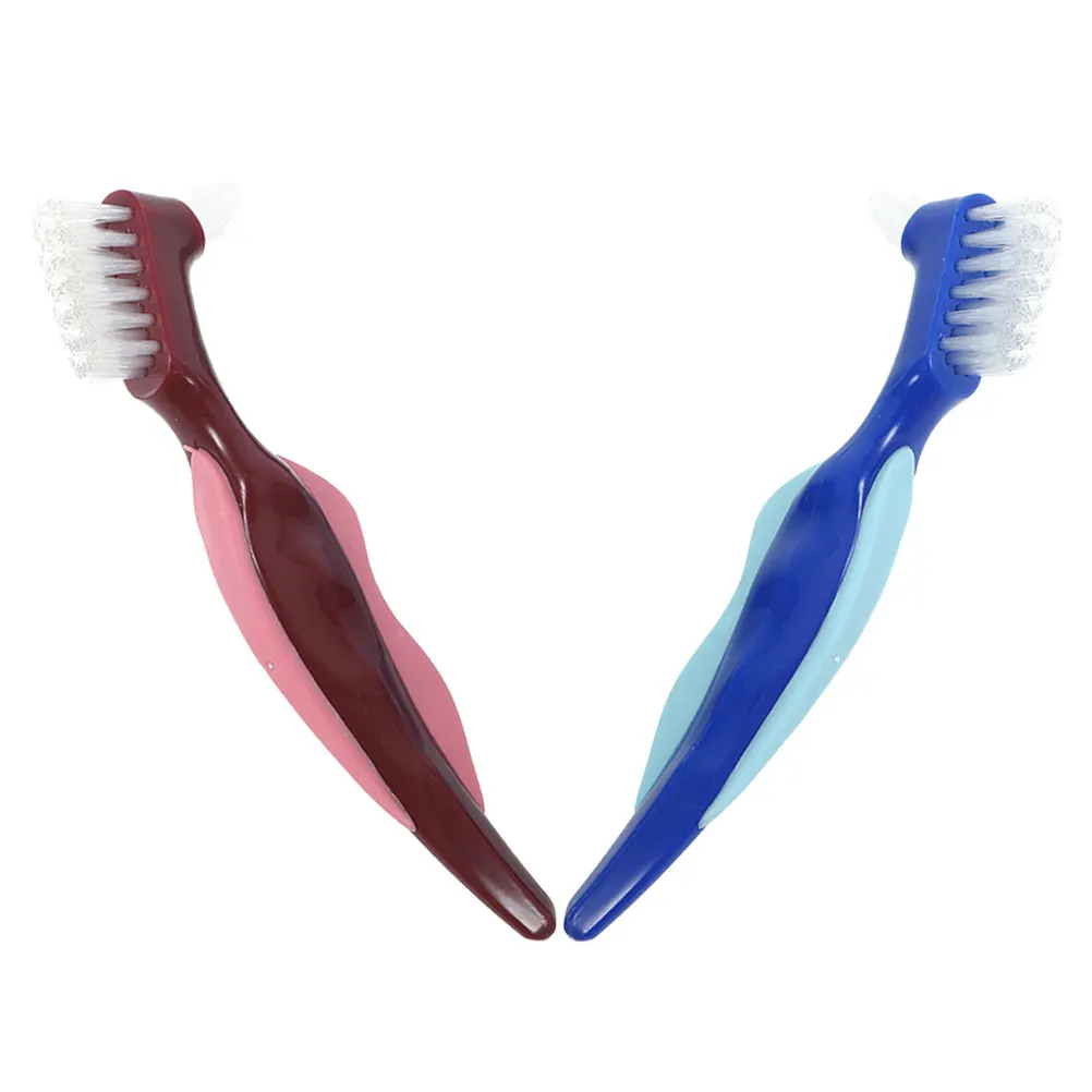 2pcs Dual Denture Cleaning Brush Portable Small Toothbrush For Travel Toothbrushes Braces Retainer Gum Care Travel Size
2pcs Dual Denture Cleaning Brush Portable Small Toothbrush For Travel Toothbrushes Braces Retainer Gum Care Travel Size
