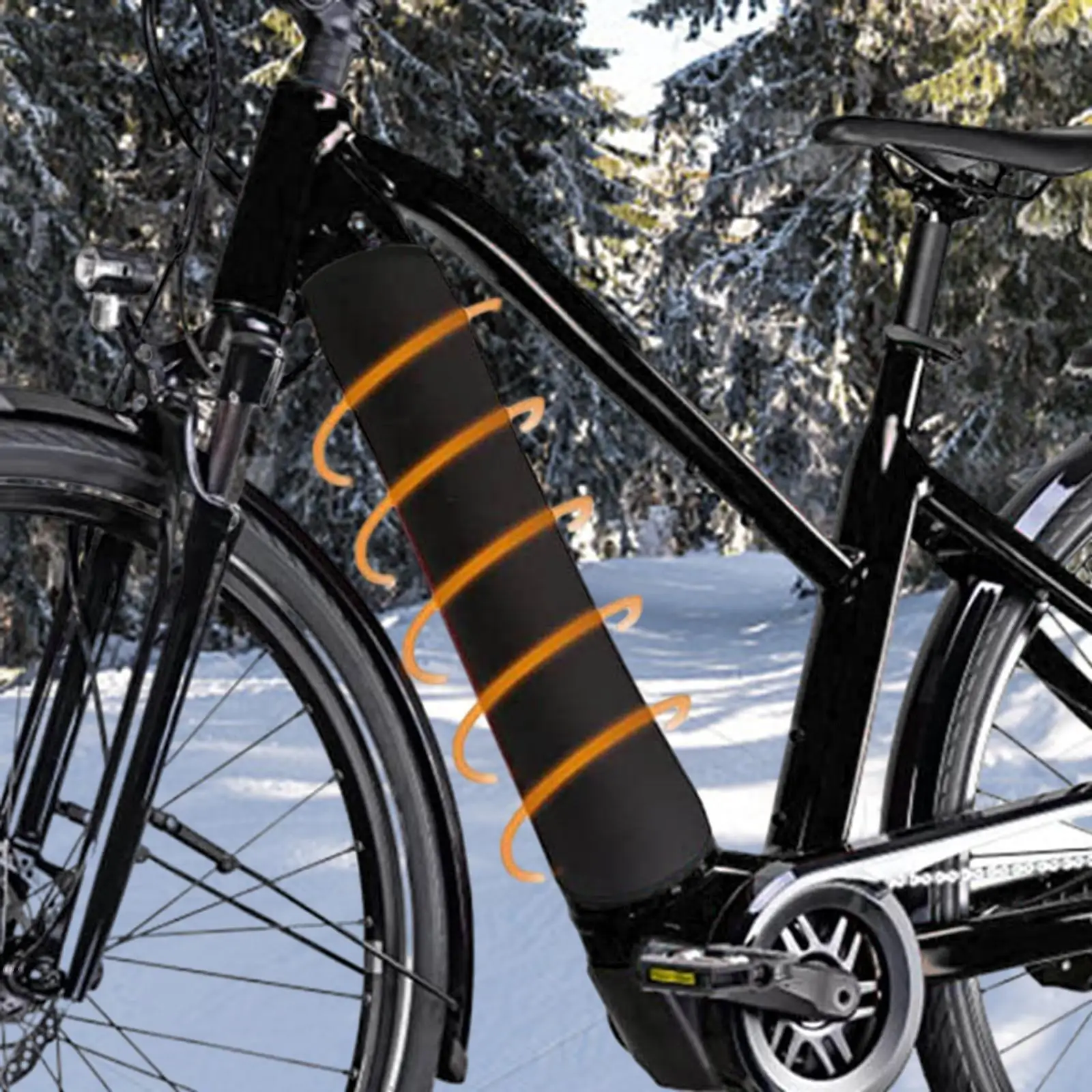 Electric Bicycle Battery Cold Weather Protective Cover Neoprene Waterproof Frame Guard for Ebike Conversion Kit
Electric Bicycle Battery Cold Weather Protective Cover Neoprene Waterproof Frame Guard for Ebike Conversion Kit