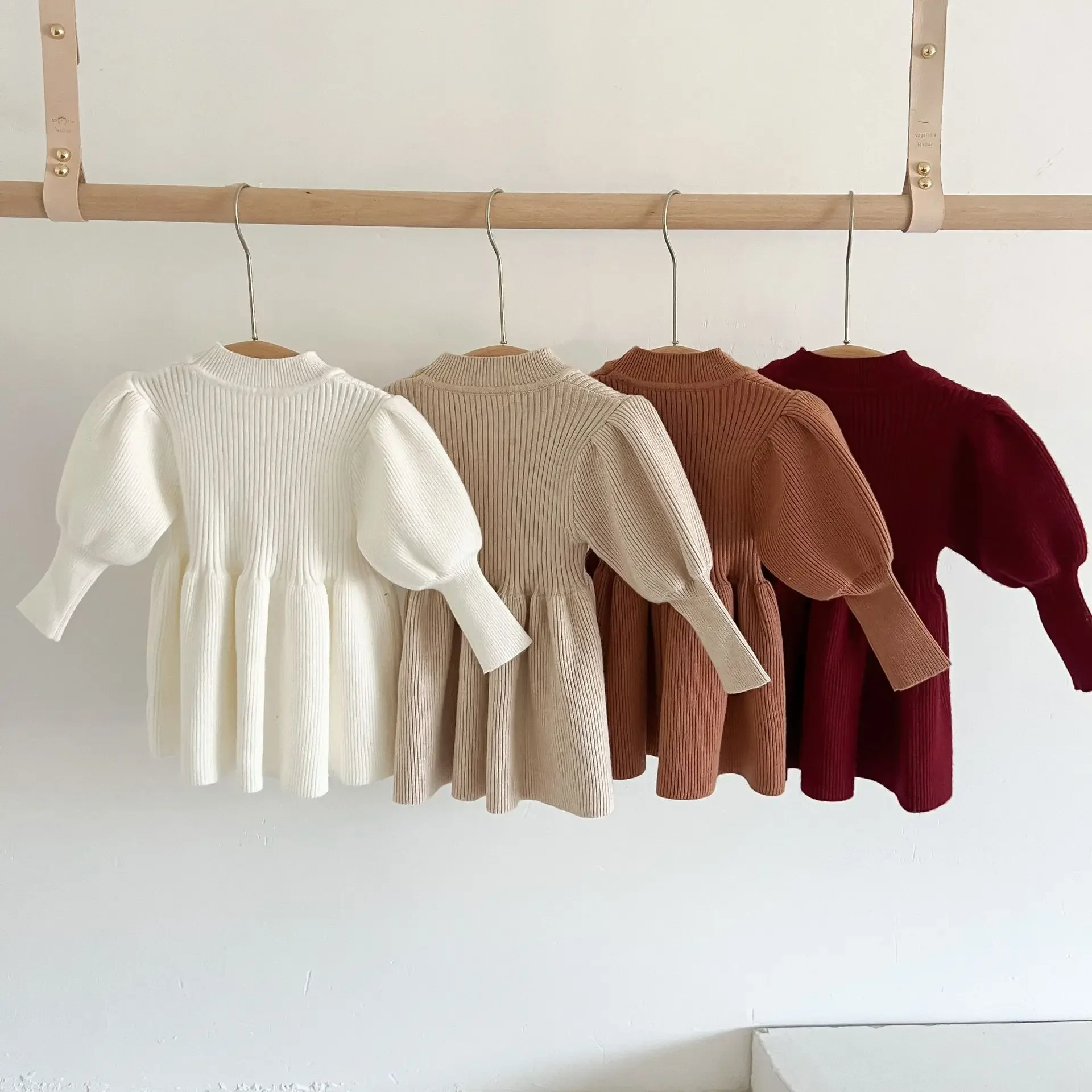 Winter Autumn Baby Girls Knitted Dress Baby Fashion Solid Long Sleeve Princess Girls Sweater Dress Warm Cotton Baby Girl Clothes 
Winter Autumn Baby Girls Knitted Dress Baby Fashion Solid Long Sleeve Princess Girls Sweater Dress Warm Cotton Baby Girl Clothes