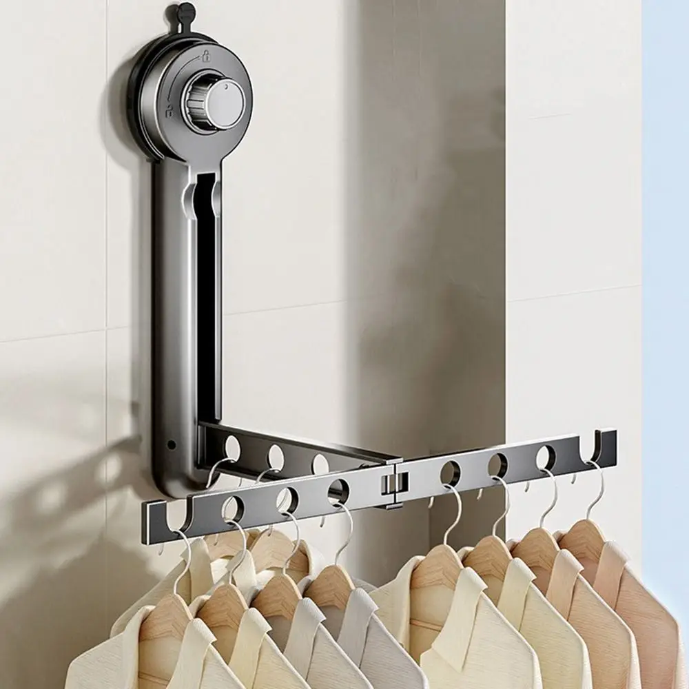 Aluminium Alloy Folding Clothes Drying Rack 12 Holes No Punching Suction Cup Clothes Rack Wall Mounted Large Capacity
Aluminium Alloy Folding Clothes Drying Rack 12 Holes No Punching Suction Cup Clothes Rack Wall Mounted Large Capacity