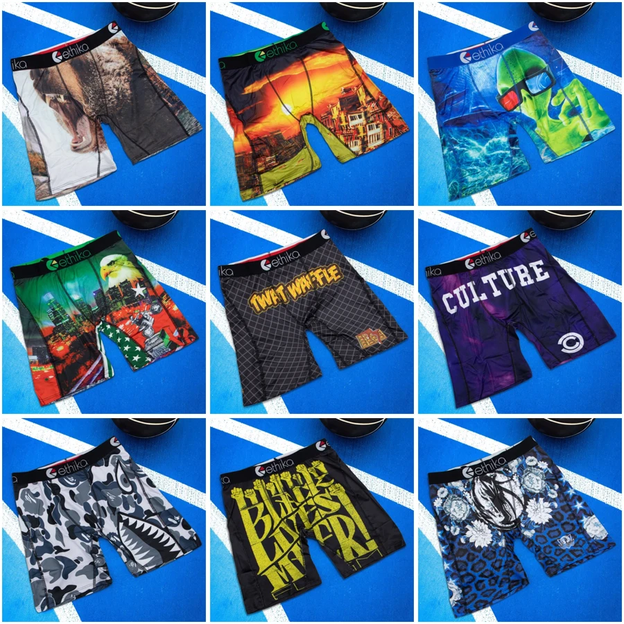 ETHIKA 1Pcs Sexy Men Underwear Boxers Man Swimming Underpants Plus Size S-3XL Mens Print Panties Breathable Men's Boxer Briefs
ETHIKA 1Pcs Sexy Men Underwear Boxers Man Swimming Underpants Plus Size S-3XL Mens Print Panties Breathable Men's Boxer Briefs