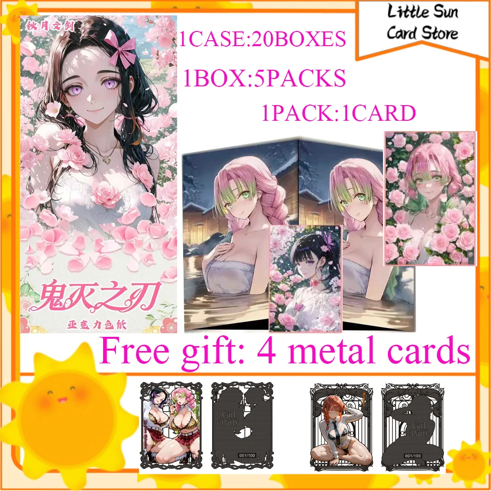 Demon Slayer Acrylic Cards Booster Box Official Anime Trading Game Collection Peripheral Card Japanese Style Gift
Demon Slayer Acrylic Cards Booster Box Official Anime Trading Game Collection Peripheral Card Japanese Style Gift