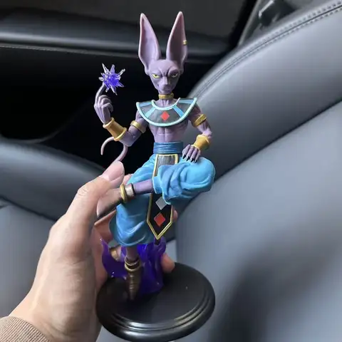 21cm Dragon Ball Anime God Of Destruction Beerus Figure Model Figurine Statue Collection Decoration Doll Children Toys Gift