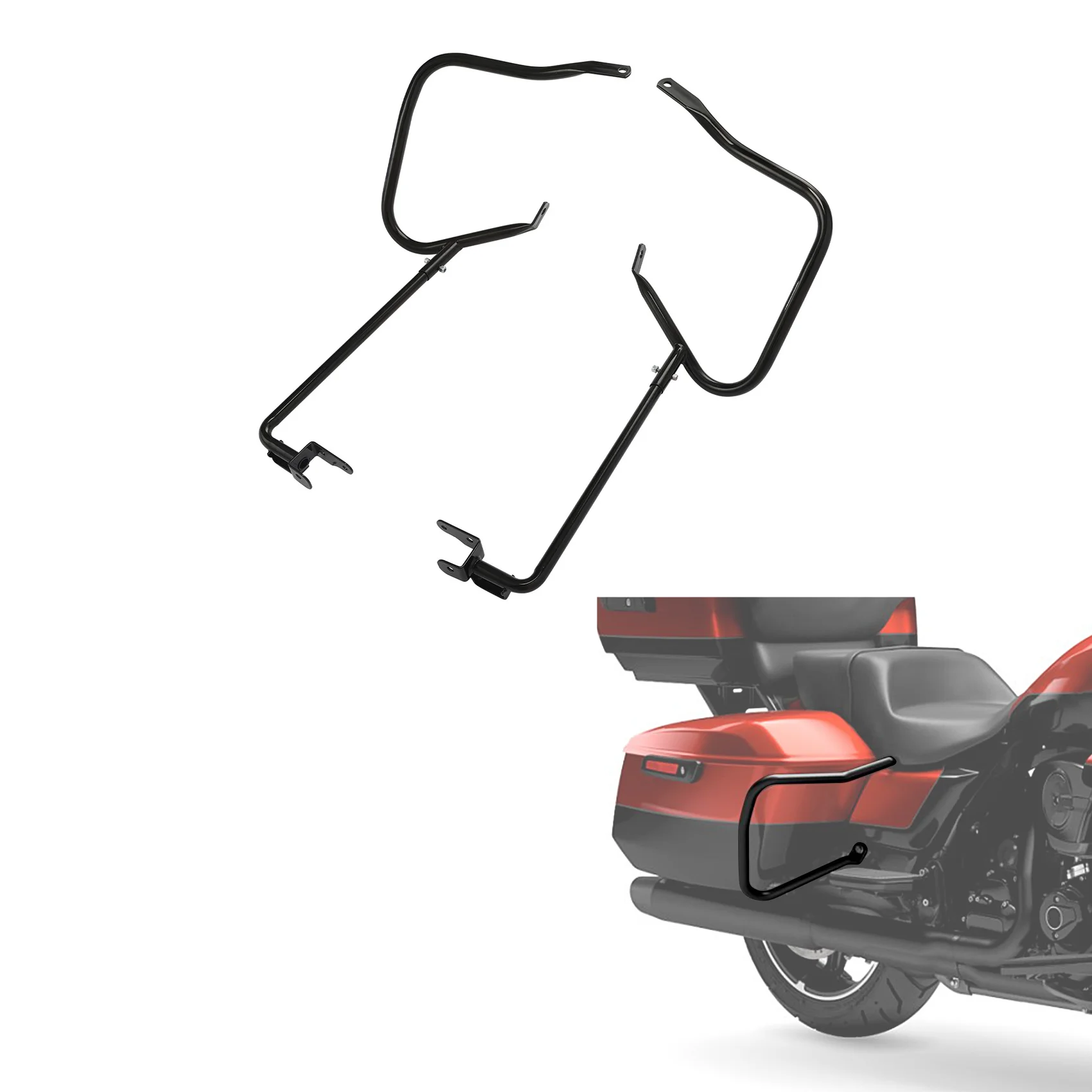 Saddlebag Bracket Guard Bar Fit For Harley CVO Road Street Glide 2023-2025 FLTRX FLHX FLTRXSTSE 2024-2025 FLHXU 2025
Saddlebag Bracket Guard Bar Fit For Harley CVO Road Street Glide 2023-2025 FLTRX FLHX FLTRXSTSE 2024-2025 FLHXU 2025