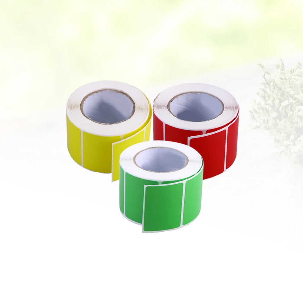 3pcs 3 Rolls Pure Color Blank Thermal Printer Labels Waterproof Oil Resistant Eco Friendly Shipping Stickers Thermal Transfer
3pcs 3 Rolls Pure Color Blank Thermal Printer Labels Waterproof Oil Resistant Eco Friendly Shipping Stickers Thermal Transfer